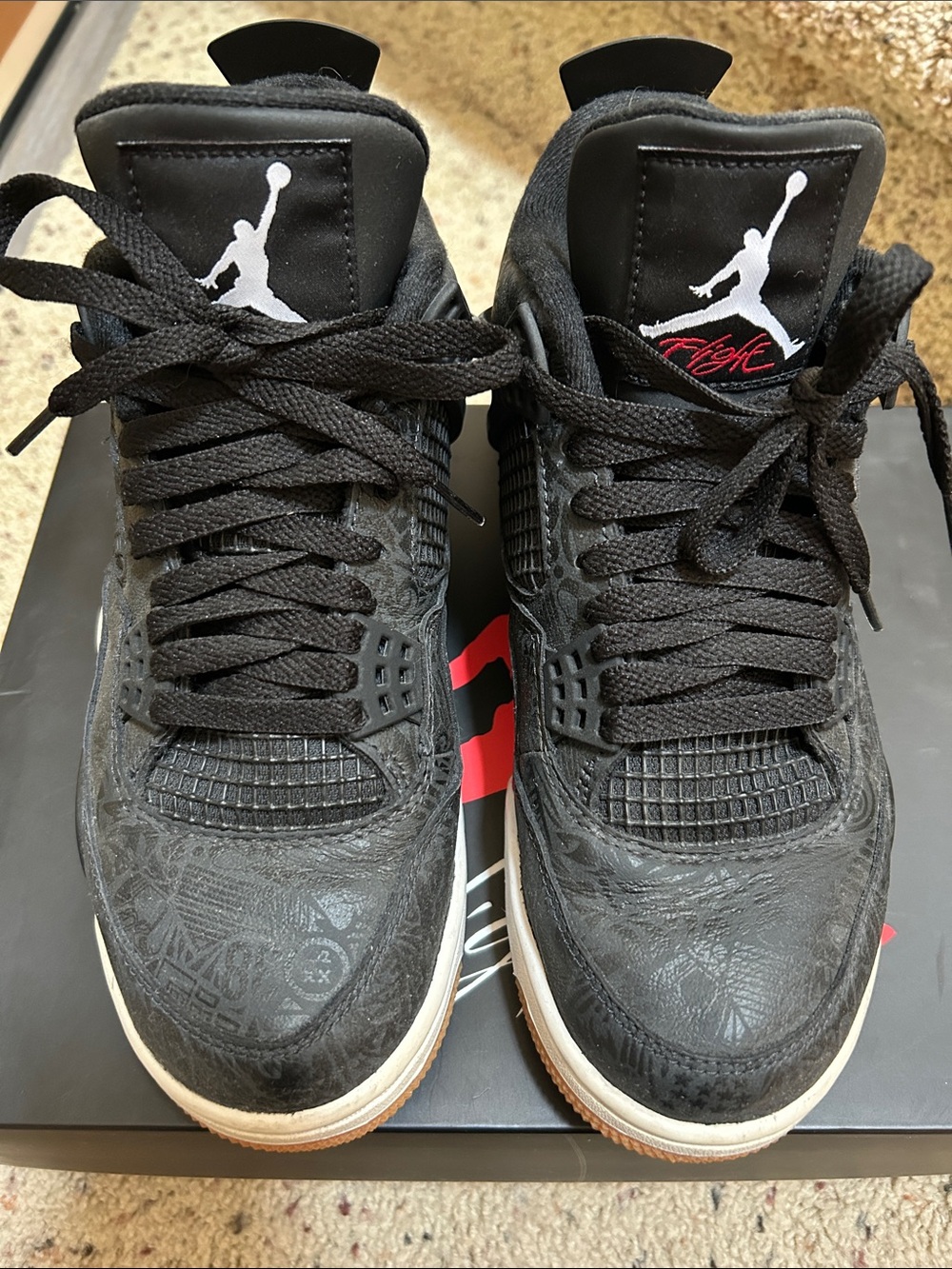 Nike Air Jordan 4 Retro SE Black/White/Gum Light Brown Label